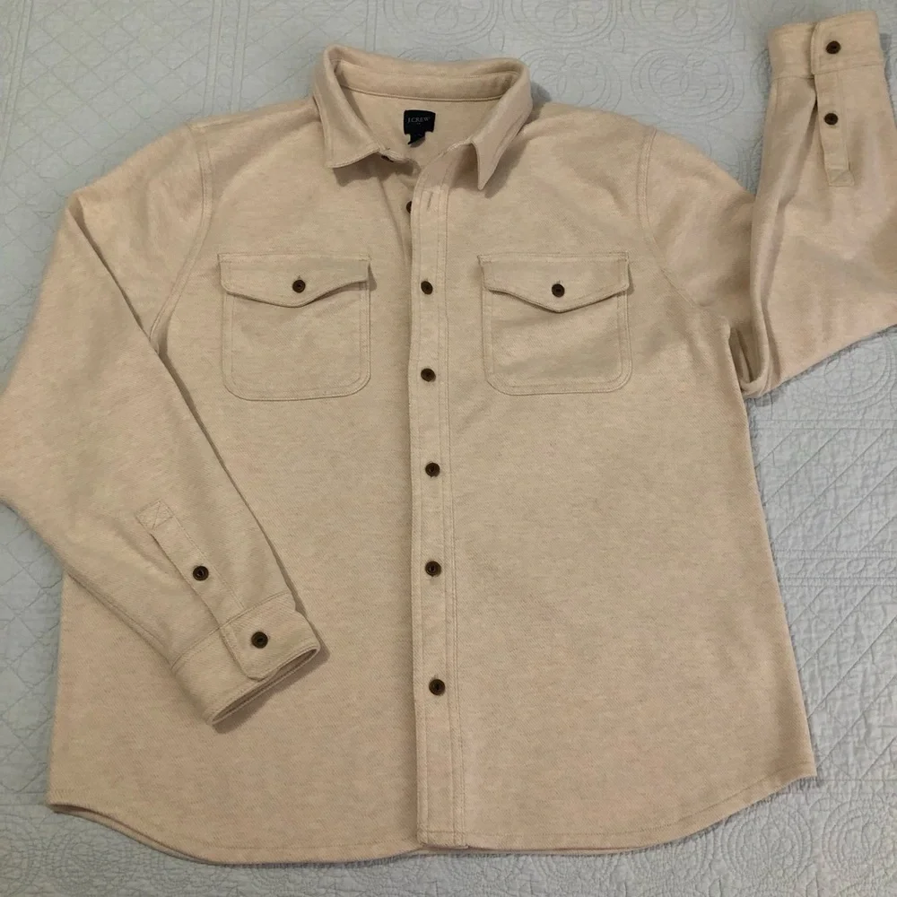 J Crew double knit work shirt. Size XL.